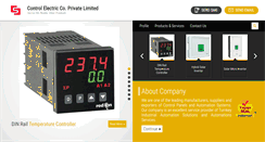 Desktop Screenshot of controlelectricco.com