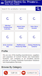 Mobile Screenshot of controlelectricco.com